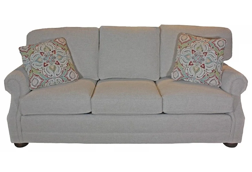 Tailor Made Traditional 3 Cushion Sofa by Temple Furniture at Esprit Decor Home Furnishings